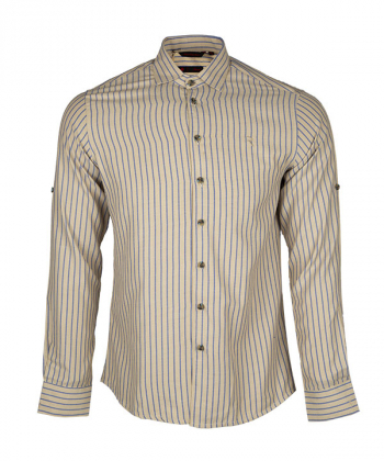 پیراهن مردانه آستین بلند رونی Roni مدل راه راه