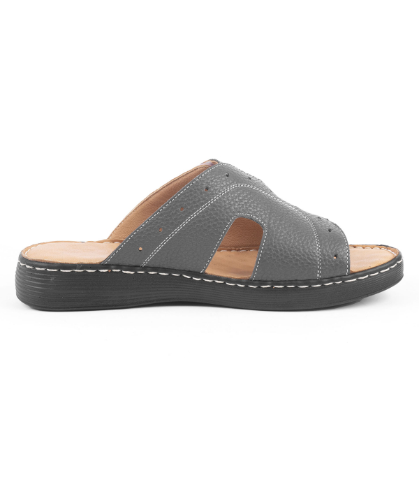 دمپایی چرم طبیعی زنانه ایران طب مدل دیبا
