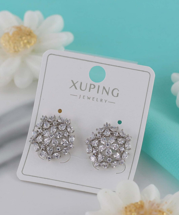 گوشواره میخی زنانه ژوپینگ Xuping مدل گل کد AAC-597