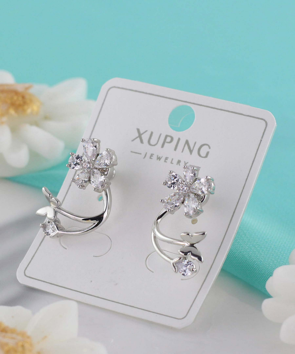گوشواره میخی زنانه ژوپینگ Xuping مدل گل کد AAC-526