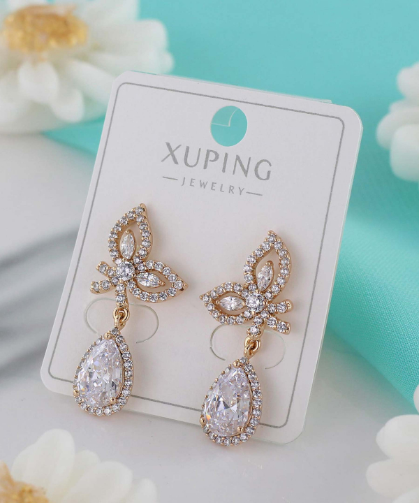 گوشواره میخی زنانه ژوپینگ Xuping مدل پروانه کد AAC-541