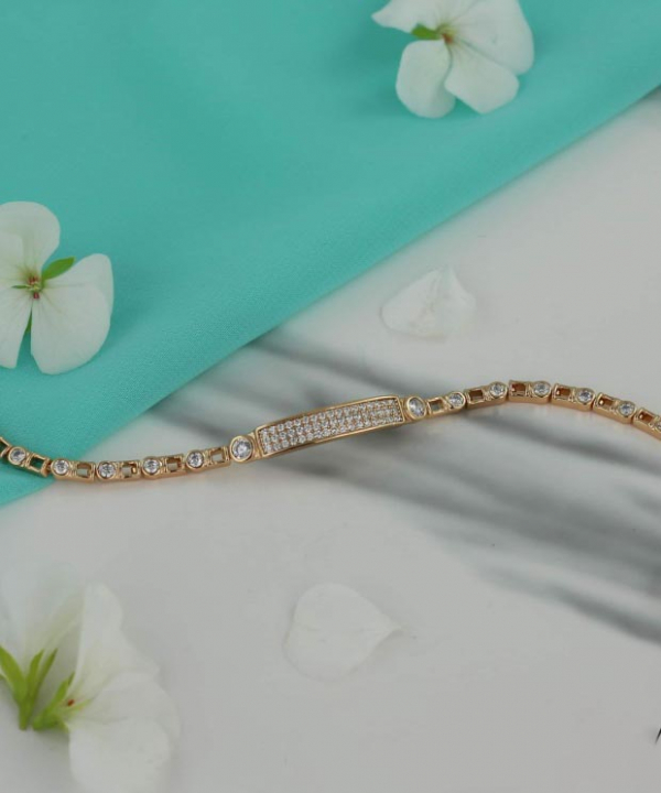 دستبند زنانه ژوپینگ Xuping نگین دار کد AAD-279