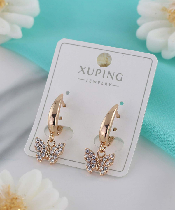 گوشواره زنانه ژوپینگ Xuping مدل پروانه کد AAC-548