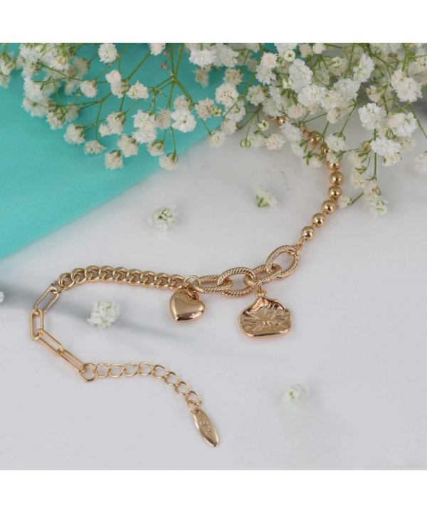 دستبند زنانه ژوپینگ Xuping مدل قلب کد AAD-292