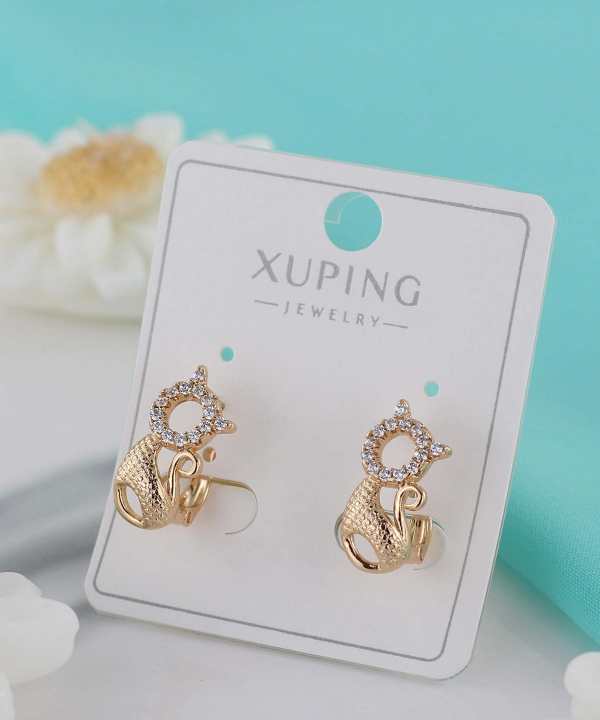 گوشواره زنانه ژوپینگ Xuping مدل گربه کد AAC-563