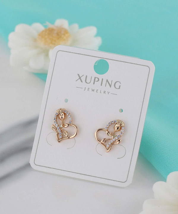 گوشواره میخی زنانه ژوپینگ Xuping مدل گل کد AAC-566