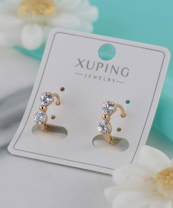 گوشواره زنانه ژوپینگ Xuping مدل پاپیون کد AAC-581
