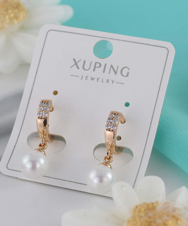 گوشواره مرواریدی زنانه ژوپینگ Xuping کد AAC-594