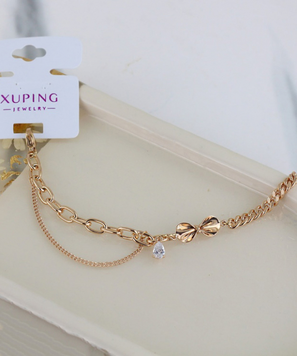 دستبند زنانه ژوپینگ Xuping مدل پاپیون کد AAD-308