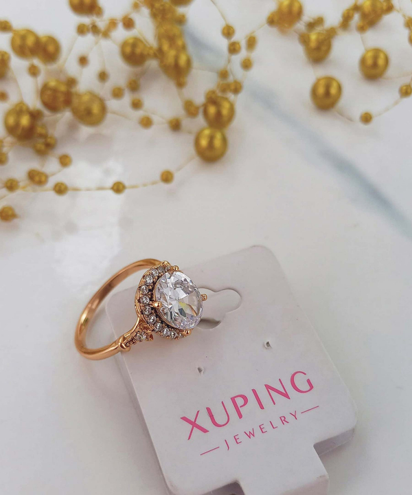 انگشتر زنانه ژوپینگ Xuping مدل سولیتر کد AAE-230