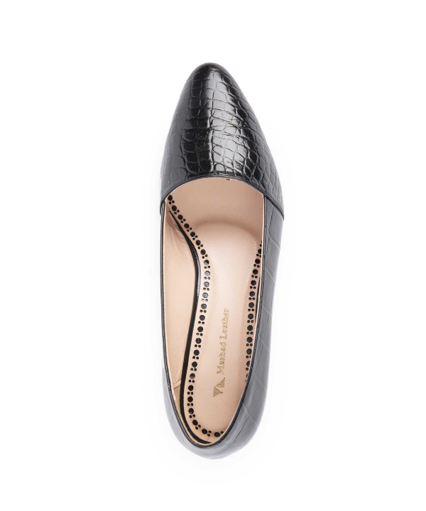 کفش زنانه چرم طبیعی چرم مشهد Mashad Leather کد J2591