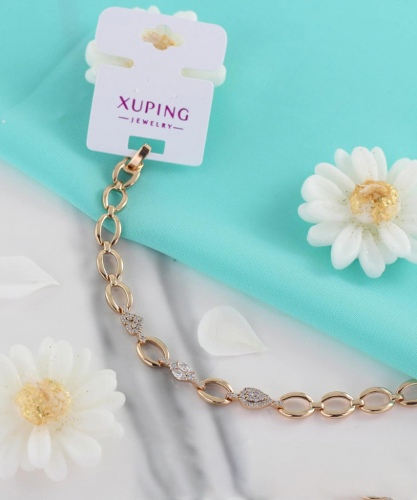 دستبند زنانه ژوپینگ Xuping مدل قلب کد AAD-332