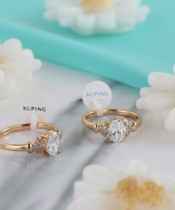 انگشتر زنانه ژوپینگ Xuping مدل سولیتر کد AAE-322