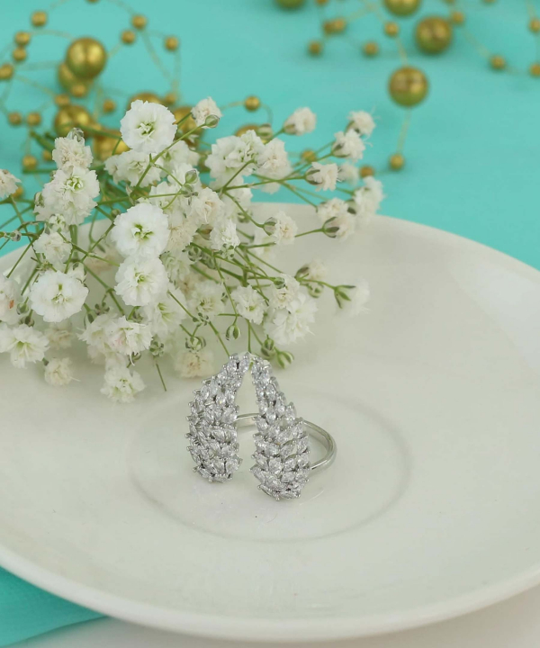 انگشتر زنانه وای اس ایکس YSX مدل بال کد AAE-180