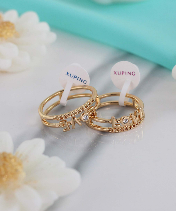 انگشتر زنانه ژوپینگ Xuping مدل عشق کد AAE-328
