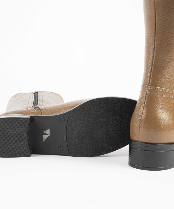 نیم بوت زنانه  چرم طبیعی چرم مشهد Mashad leather مدلJ2586