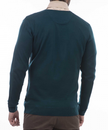 پلیور یقه هفت مردانه کافه شرت Cafe Shirt کد 45009