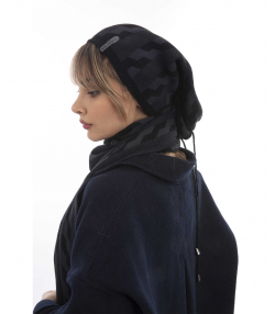 ست کلاه و شال گردن زنانه تارتن کد 284200125