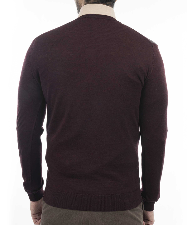 پلیور یقه هفت مردانه کافه شرت Cafe Shirt کد 45011