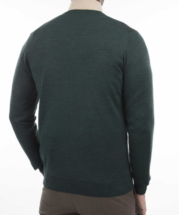 پلیور یقه هفت مردانه کافه شرت Cafe Shirt کد 45015