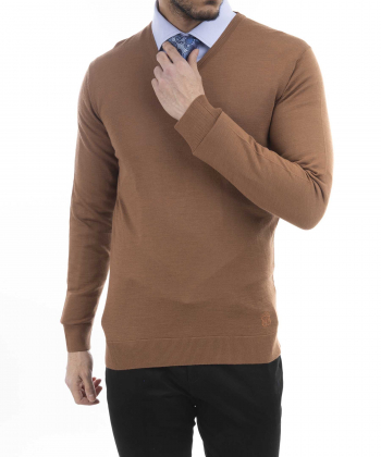 پلیور یقه هفت مردانه کافه شرت Cafe Shirt کد 45012