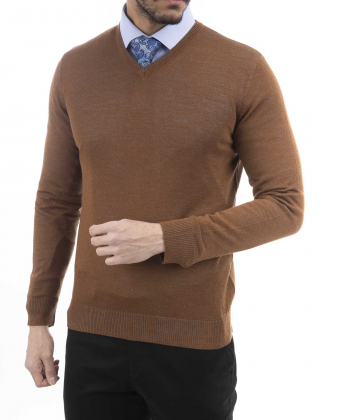 پلیور یقه هفت مردانه کافه شرت Cafe Shirt کد 45004