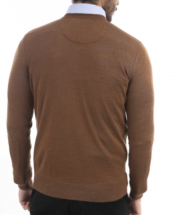 پلیور یقه هفت مردانه کافه شرت Cafe Shirt کد 45004