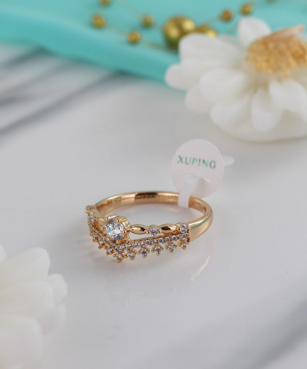 انگشتر زنانه ژوپینگ Xuping مدل تاج کد AAE-349