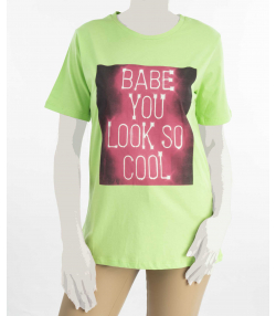 تیشرت زنانه کافه شرت Cafe Shirt کد 63018