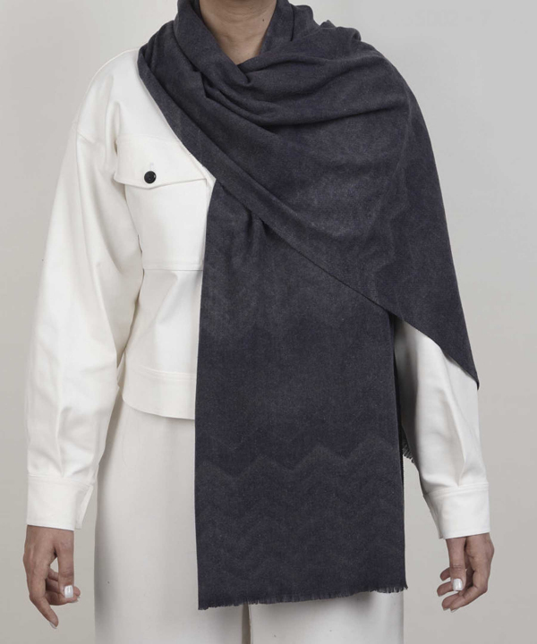 شال موهر نازک زنانه نوولاشال Novella Shawl کد 55002