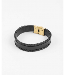 دستبند  چرم طبیعی بیسراک Bisrak  کدLeatherBracelet-419