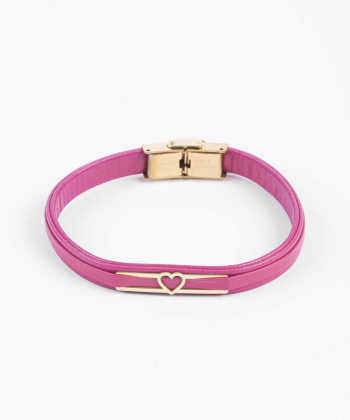 دستبند چرم طبیعی زنانه بیسراک مدل P456N