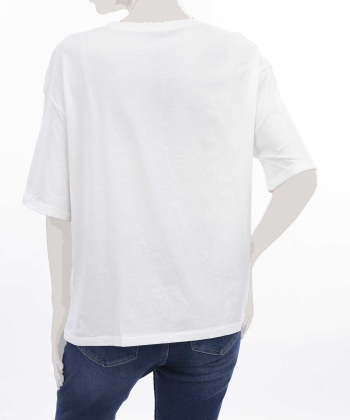 تیشرت زنانه کافه شرت Cafe Shirt کد 63007