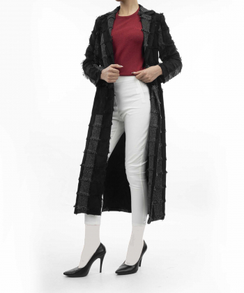 مانتو زنانه کافه شرت Cafe Shirt کد 81007