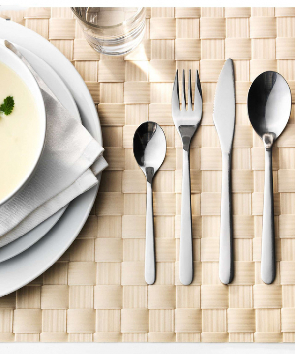 سرویس قاشق و چنگال 24 پارچه ایکیا Ikea مدل Fornuft