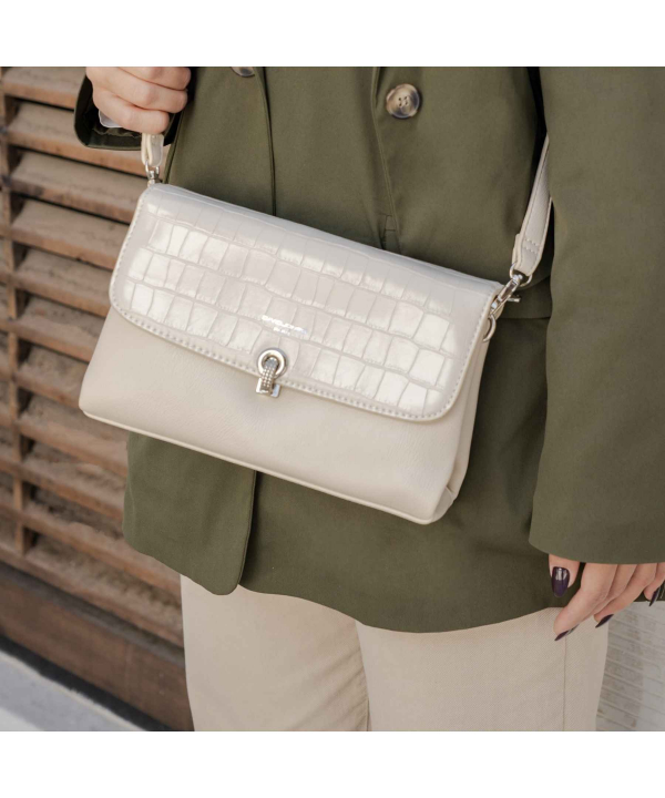 کیف دوشی زنانه دیوید جونز David Jones مدل CM6620