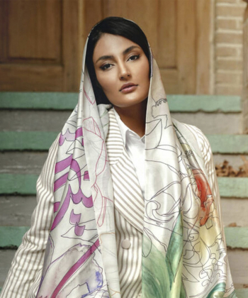 شال زنانه طاقه چیان Taghechian طرح حس