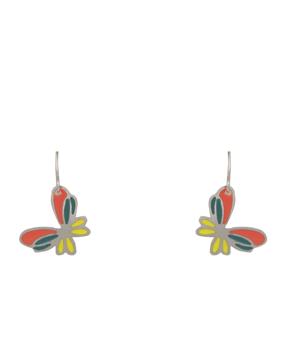 گوشواره طرح پروانه جوتی جینز Jootijeans