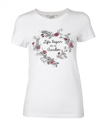 تیشرت یقه گرد زنانه جین وست Jeanswest