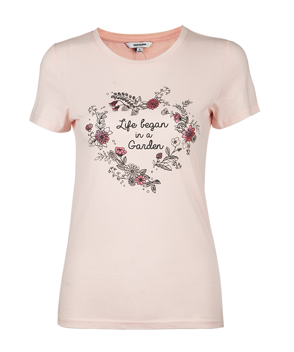 تیشرت یقه گرد زنانه جین وست Jeanswest