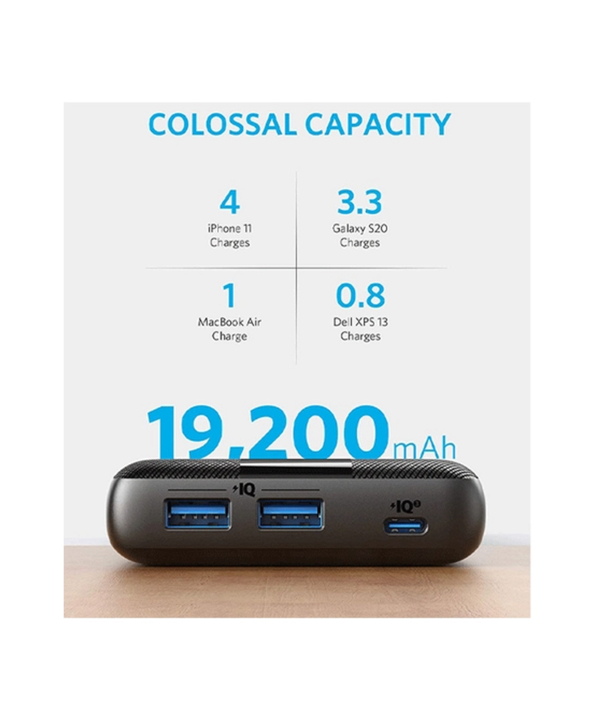 شارژر همراه انکر مدل PowerCore III 19K 60W A1284 ظرفیت 19200 میلی آمپر ساعت