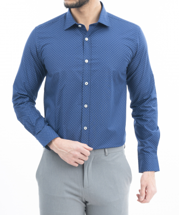 پیراهن مردانه کافه شرت Cafe Shirt کد 1196