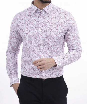 پیراهن مردانه کافه شرت Cafe Shirt کد 1188