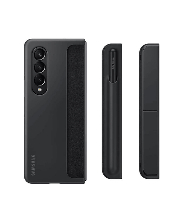 کاور سیلیکونی سامسونگ مدل Standing مناسب برای گوشی موبایل سامسونگ Galaxy Z Fold4 به همراه قلم