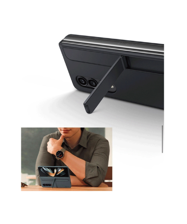 کاور سیلیکونی سامسونگ مدل Standing مناسب برای گوشی موبایل سامسونگ Galaxy Z Fold4 به همراه قلم