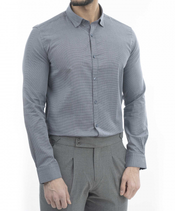 پیراهن مردانه کافه شرت Cafe Shirt کد 1225