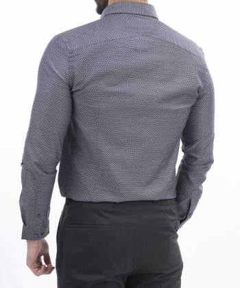پیراهن مردانه کافه شرت Cafe Shirt کد 1205