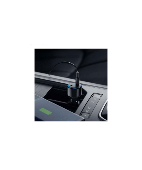 شارژر فندکی انکر مدل PowerDrive+ III Duo A2725