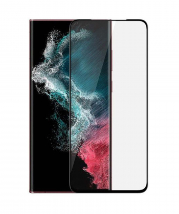 محافظ صفحه نمایش مدل تمام صفحه مناسب برای گوشی موبایل سامسونگ مدل Galaxy S22 Ultra 5G