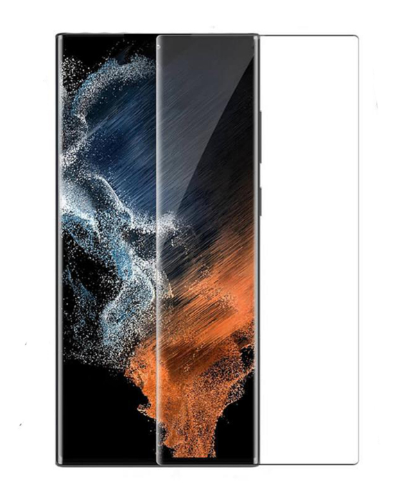 محافظ صفحه نمایش مدل تمام صفحه مناسب برای گوشی موبایل سامسونگ مدل Galaxy S22 Ultra 5G